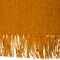 DII Solid Pumpkin Spice Heavyweight Fringed Placemat (Set of 6)
